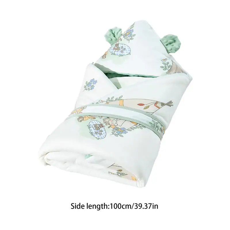 Newborn Swaddle Sack Wearable Blanket Baby Swaddle Blanket Cute Soft Ergonomic Sleep Sack Receiving Blanket For Baby Boys Girls