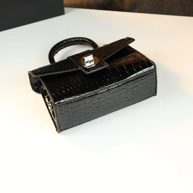 Torebka damska z motywem krokodyla, markowa, na łańcuszku, do noszenia na ramieniu lub jako listonoszka, typu tote, bolsos mujer.