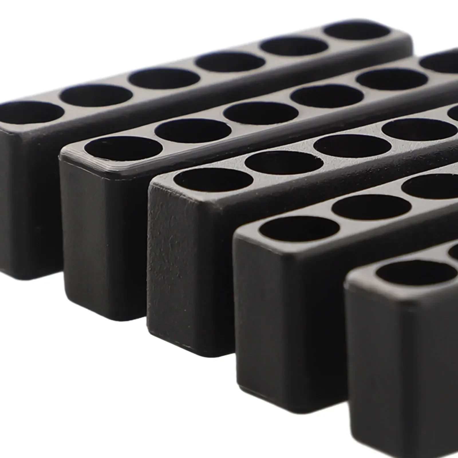 

2232 5Pcs/set Bit Holder 6 Hole 1/4 Hex Shank Screwdriver PlasticScrewdriver Storage Case Tool Drill Bit Stand Power Tool Parts