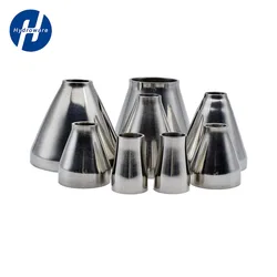 SS304/316 Stainless Steel Sanitary Reducer - 19-102mm OD Weld Concentric Smooth Flow Corrosion-Resistant Homebrew Food Pharma