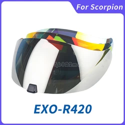 Capacete SCORPION EXO-R420 Helmet Visor Shield Lens Motorcycle Accessories Full Face Helmet Anti-UV Scorpion EXO-R420 Casco Moto