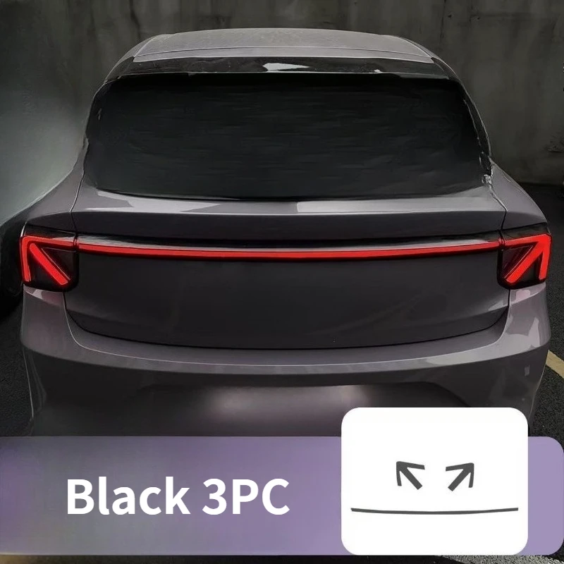 Farbwechselnde Rücklichtfolie aus TPU, hellschwarz, transparent, für die Außendekoration und Modifikation von Autos, für MG MG4 EV Urban 2026 – Detail 6
