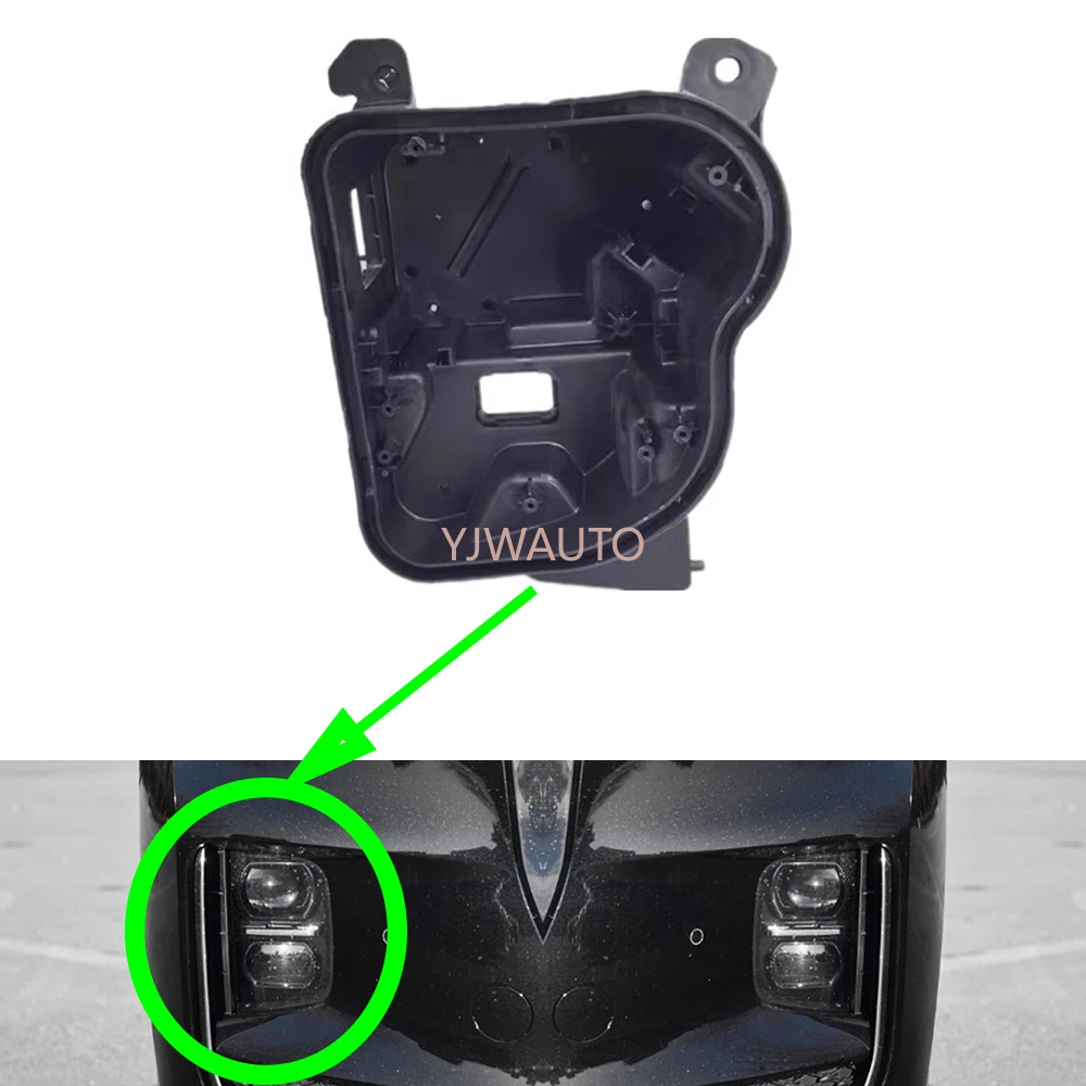 For HongQi H9 2020 2021 2022 2023 Foglight House Car Foglamp Base Replacement Front Fog Lamp Holder Auto Fog LIght Back Support