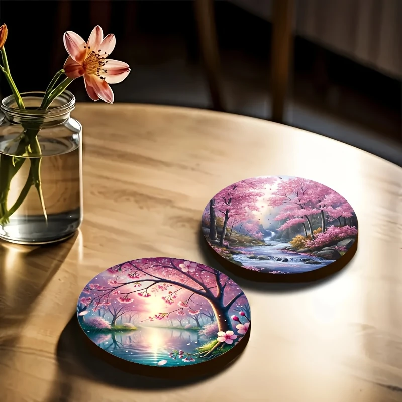 Posavasos de madera con elemen - Marble Coaster Set reseña y precio