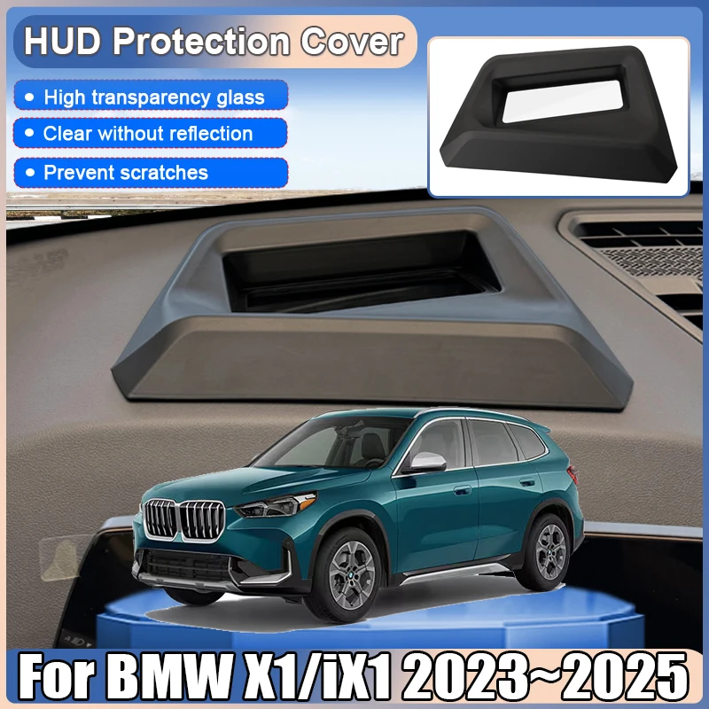 

Car HUD Display Protective Cover For BMW X1 U11 iX1 U12 2023 2024 2025 Head Up Reflective Projection Screen Dustproof Accesories