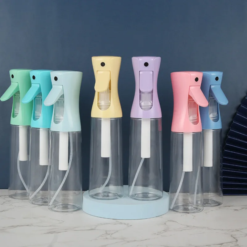 New Portable Travel Spray Bottle 200/300ML High Pressure Continuous Mist Bottle Reusable Beauty And Plant Watering Supplies