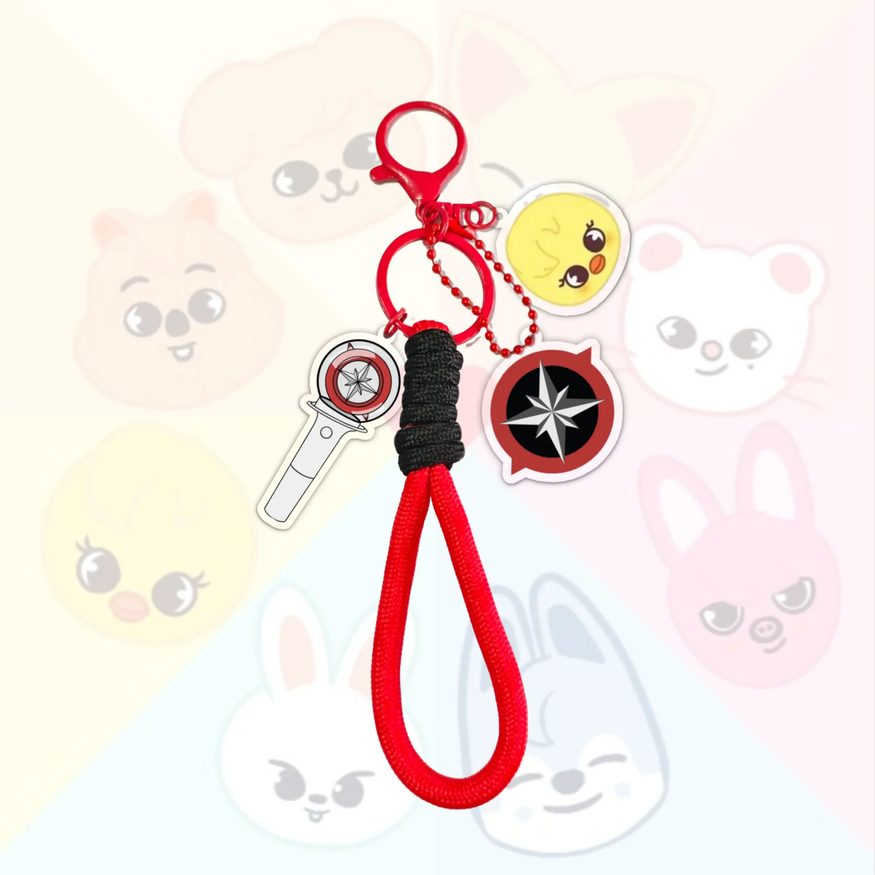 

STEP OUT 2026, новый KPOP Stray Kids, новый стиль, мультяшная фигурка, акриловый брелок, подвеска на рюкзак, материал SKZOO, доминирующий подарок