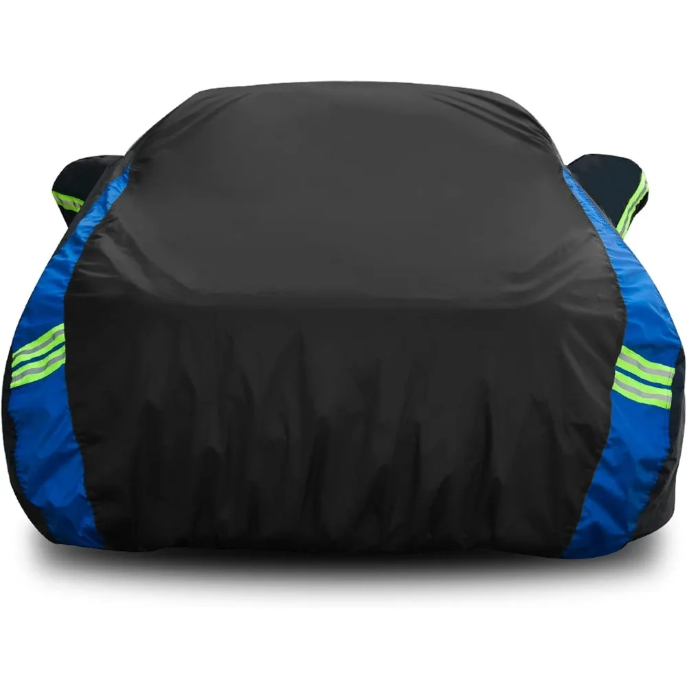 

Car Cover Waterproof All Weather for Automobiles, Outdoor Heavy Duty Full Exterior Covers for Sedan(194"-208")