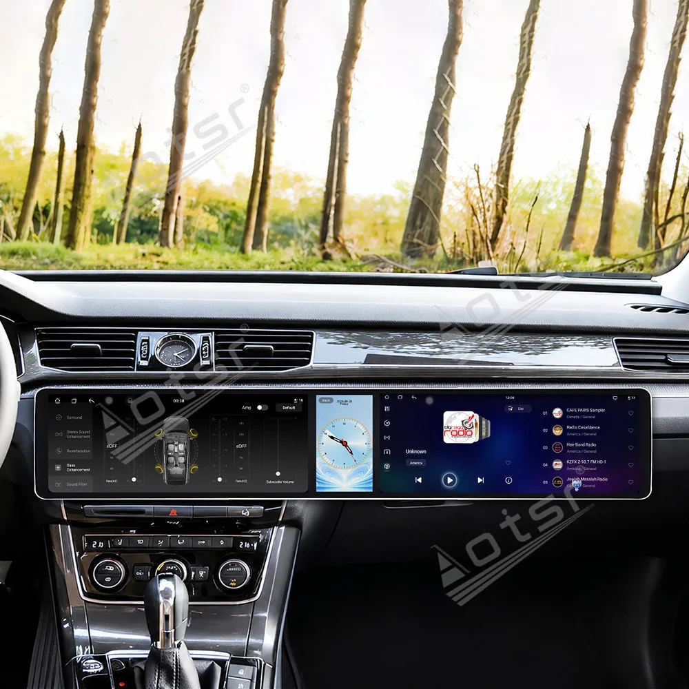 Triple Screen Android Car Radio For Volkswagen Passat 2016~2018 Car Multimedia Player GPS Navigation CarPlay Auto IPS Head Unit