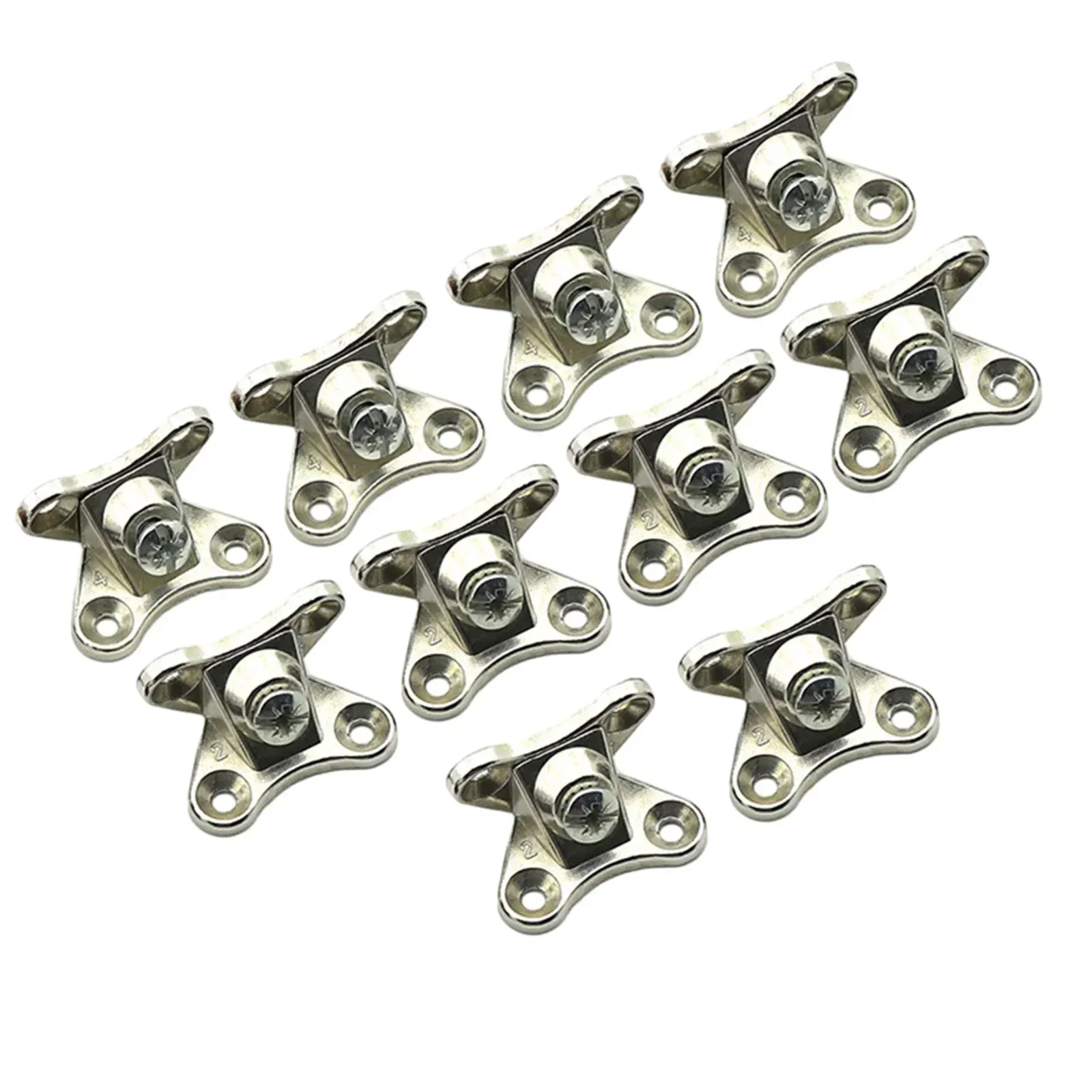 10PCS Detachable Combination Butterfly Corner Code Zinc Alloy Fasteners Corner Code Right Angle Bracket Furniture Hardware