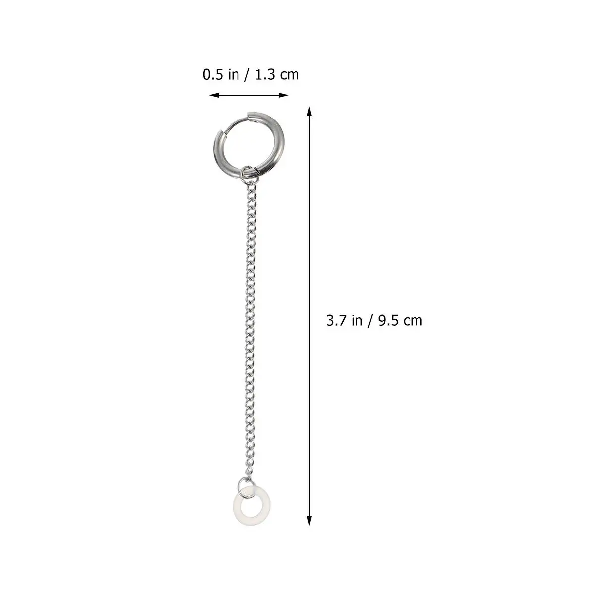 3Pcs Stylish Metal Anti-Lost Earphone Earrings for Wireless Earbuds Holders Silver Fashion Ear Accessories Gift for Music Lovers