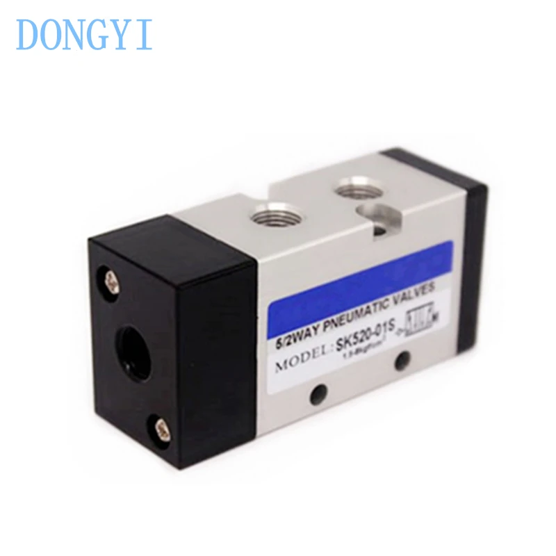 Air Operated Valve Pneumatic Valve 5/2 5/3 WAY SK520 SK530 SK520-01S/02S/03S/04S/01D/02D/03D/04D SK530/SK530X/Y-01D/02D/03D/04D