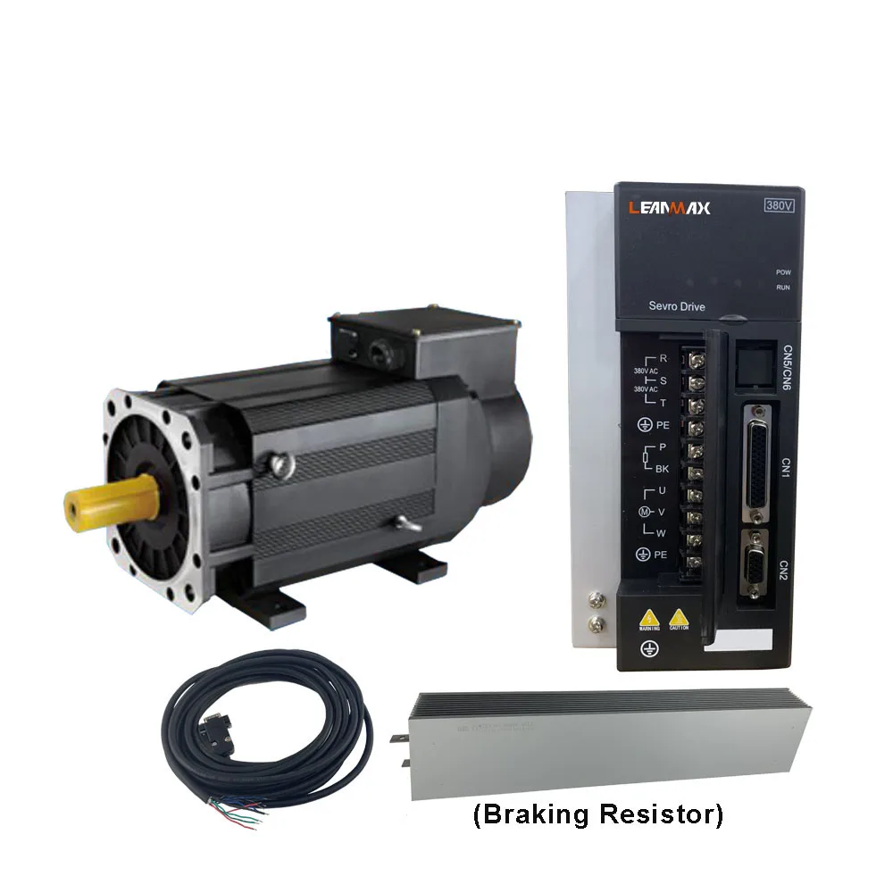 

380V 5.5kW 8000RPM 35N.m AC Spindle Servo Motor And Spindle Servo Drive