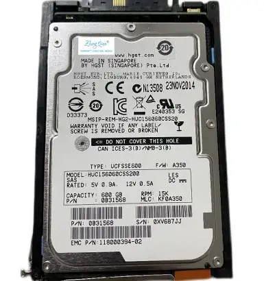 

For 005050935 118000394 V4-2S15-600 600GB 15K SAS 2.5