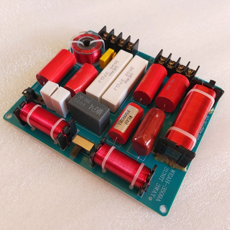 XTECH 2X 350W 3 Ways Frequency Divider Board KTV Stage Speaker Crossover Audio Treble Mediant Bass 3 Way Crossover Divider - Image 5