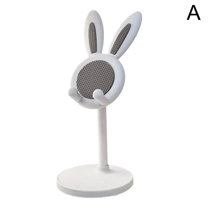 

1/2/3pcs Cute Rabbit Desktop Phone Stand Adjustable Liftable Lazy Bracket For Selfie Video Watching