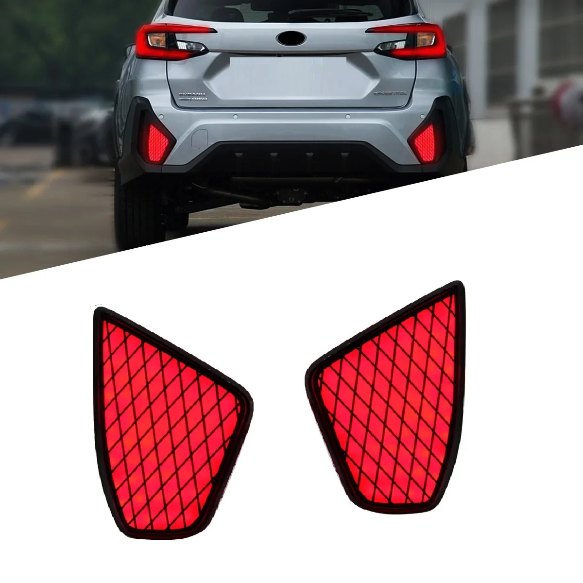 

Led Rear Bumper Light Brake Light Tail Light Turn Signal for Subaru CROSSTREK 2023 2024 2025