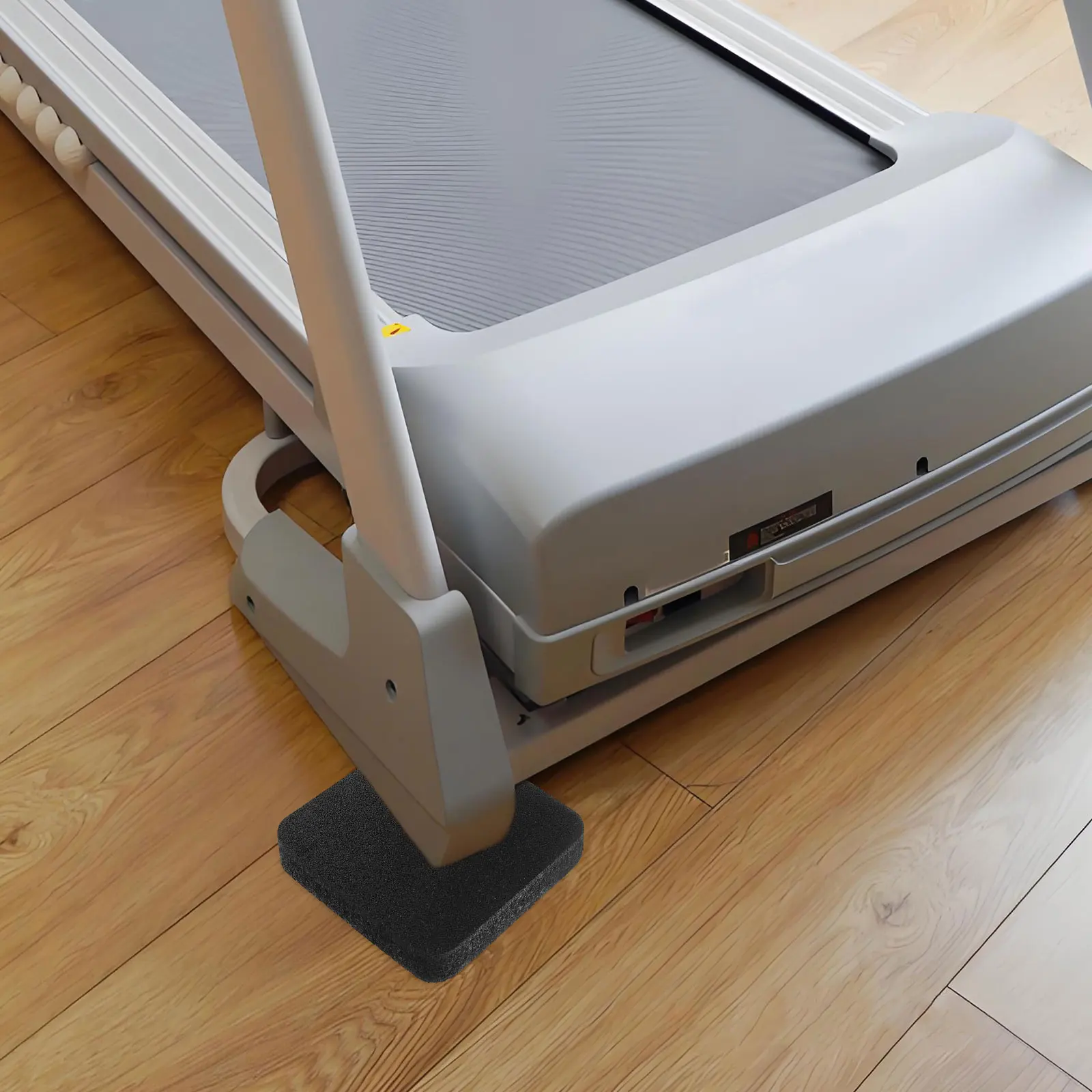 

6pcs Fitness Equipment Mat Thickened Shock Absorbing Floor Protector For Treadmill Home Gym Vibration Reduction Anti Slip