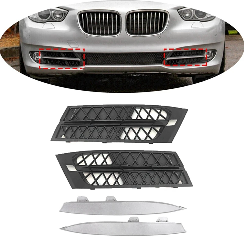 

Car Front Bumper Closed Outer Grille For BMW 5' F07 GT 535I GT 550I GT 2010-2013