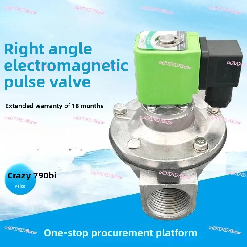 DMF - Z - 25/40/76 S Dust Collector Right Angle Pulse Valve 1.5 Inch Stainless Steel