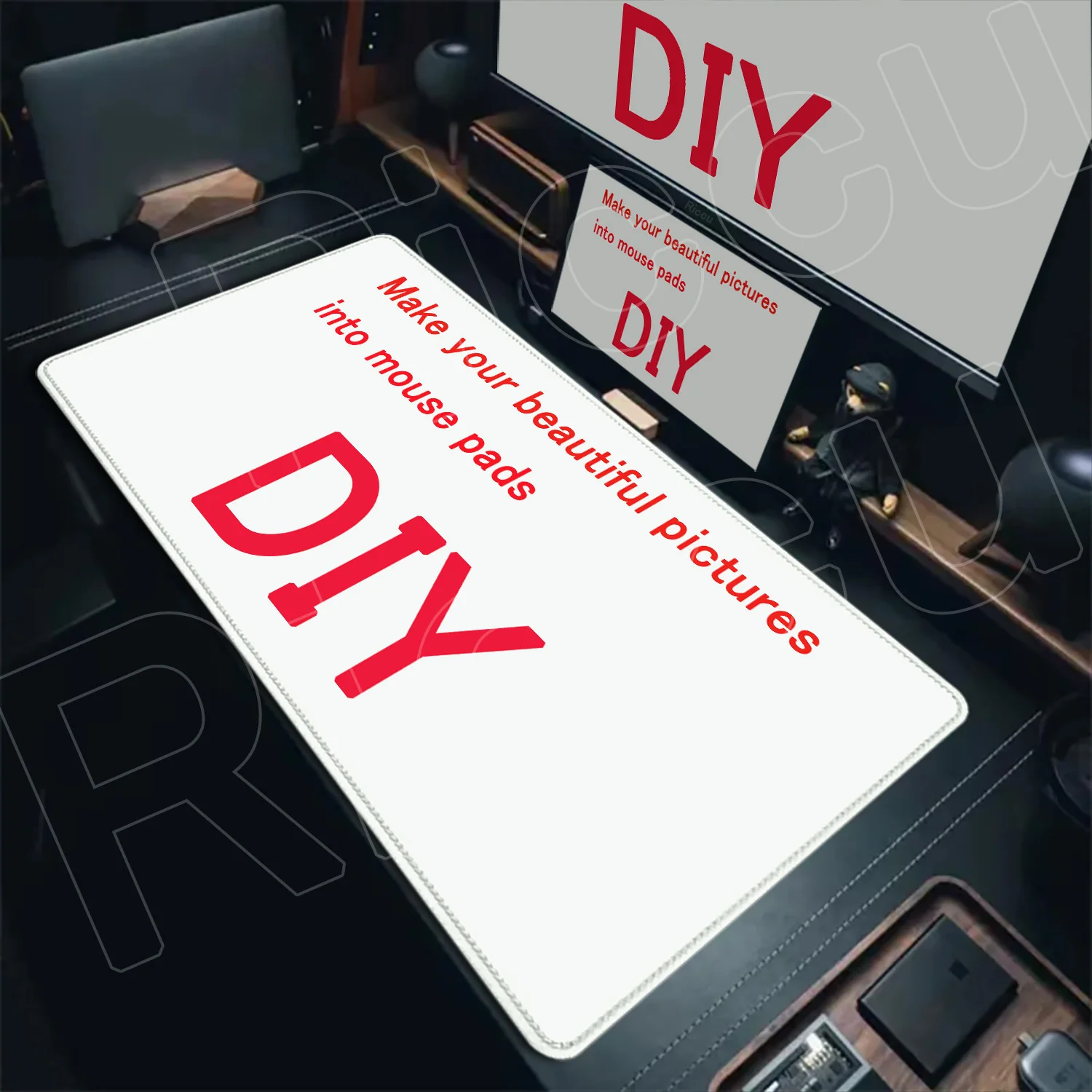New Custom Game HD Mousepad Computer Mouse Pad XXL Playmat Non-Slip Natural Rubber Carpet Mouse Mats Desktop DIY 90x40 Mouse Pad
