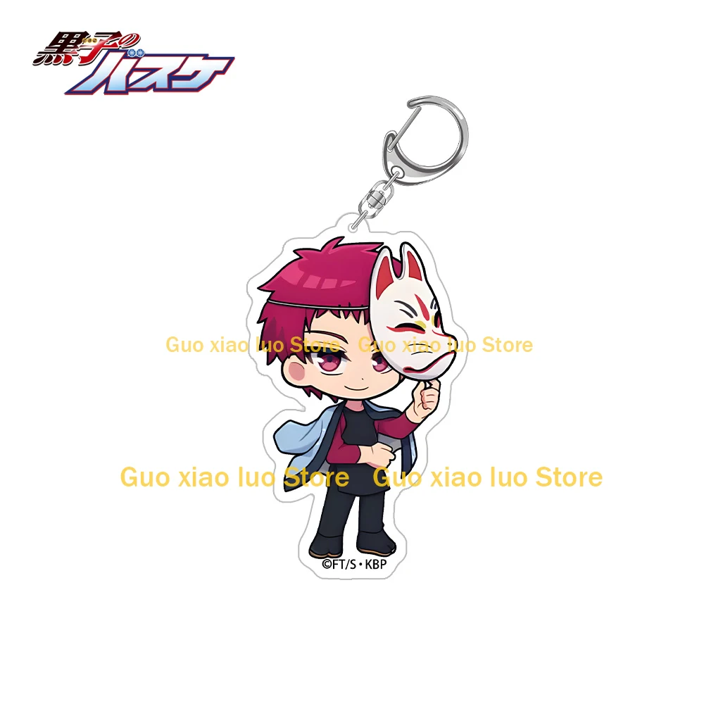 Kuroko`s Basketball Summer Festival Ver Akashi Seijuro Mayuzumi Chihiro Miyaji Kiyoshi Takao Kazunari Chibi Acrylic keychain Toy