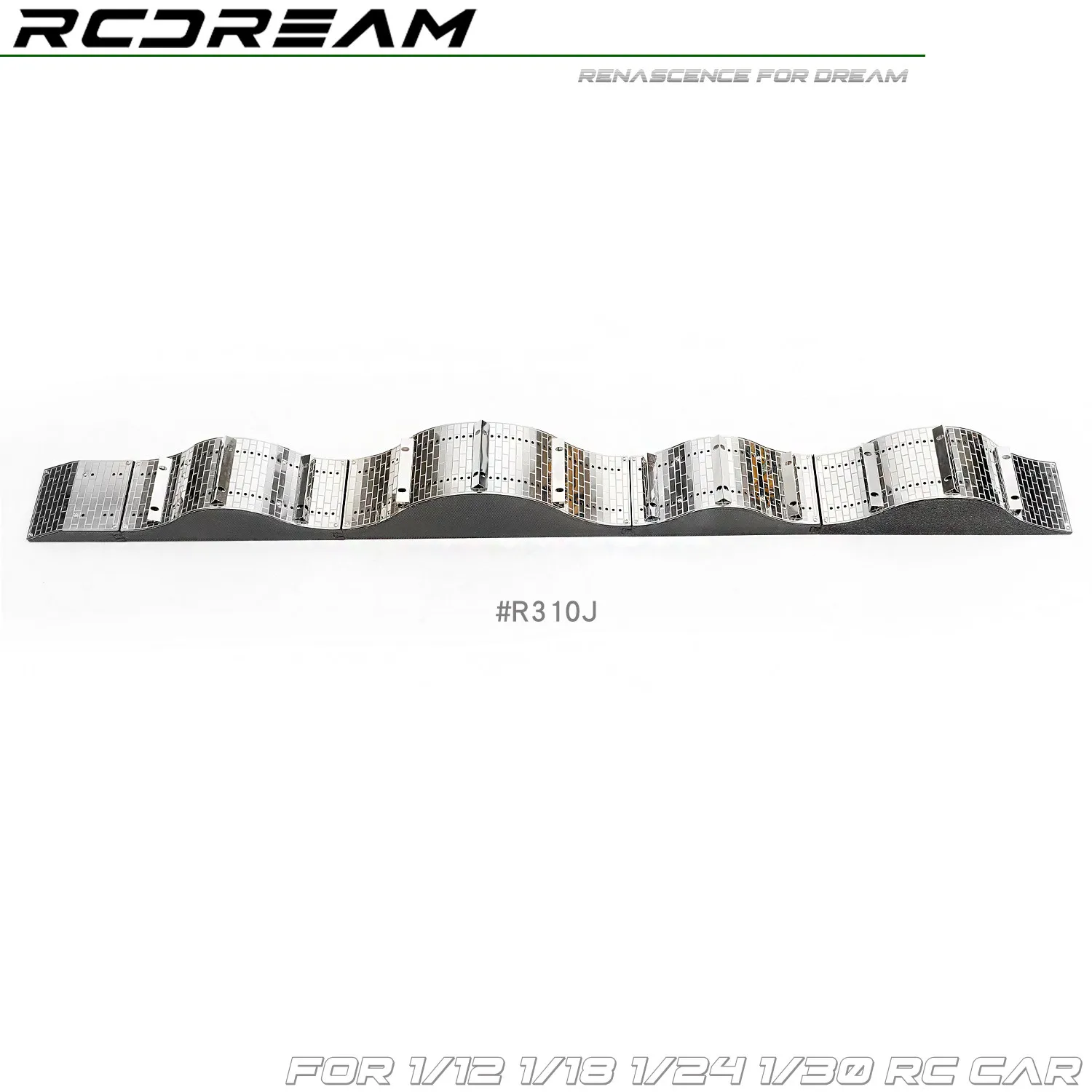 RCDream Obstacle Track #J for 1/12 1/18 1/24 1/30 RC crawle