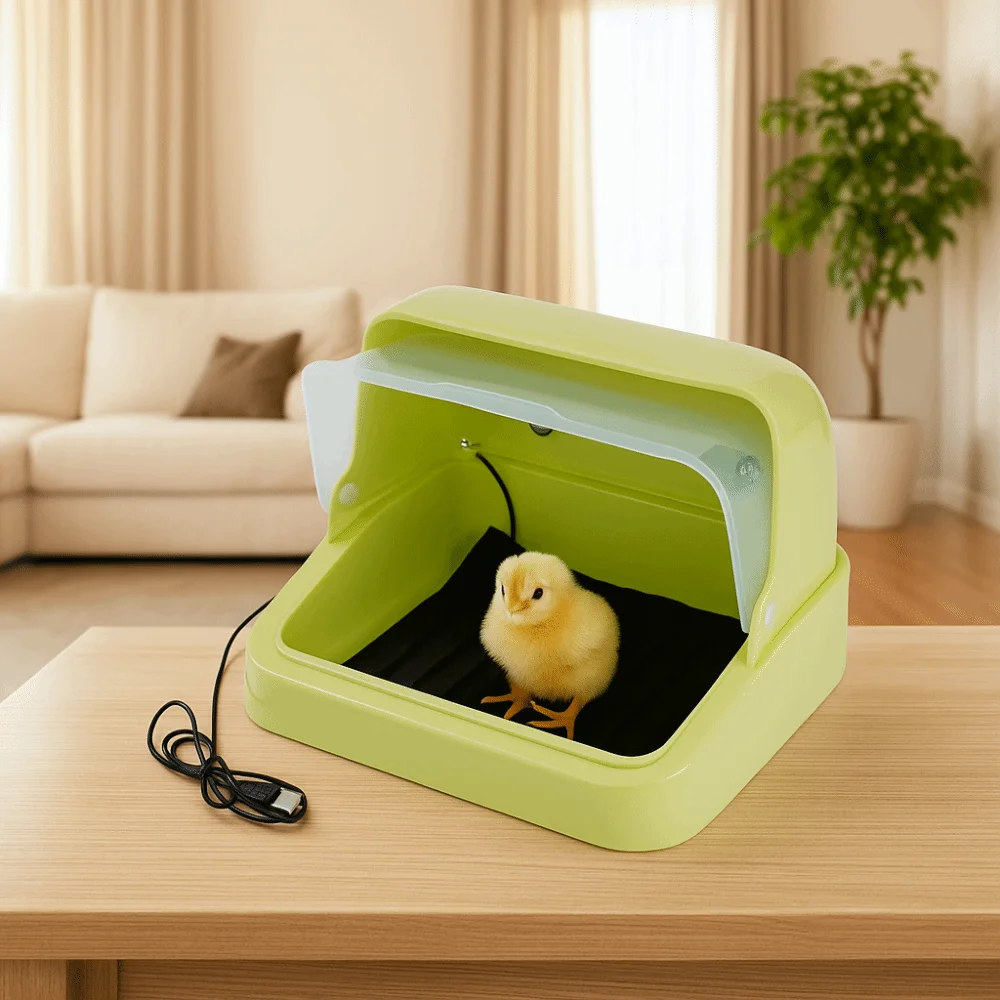 

Visual Bird Incubator 3-speed Adjustment Thermostat Controlled Bird Brooding Box Adjustable Heat Chick Warmer Poultry Farming