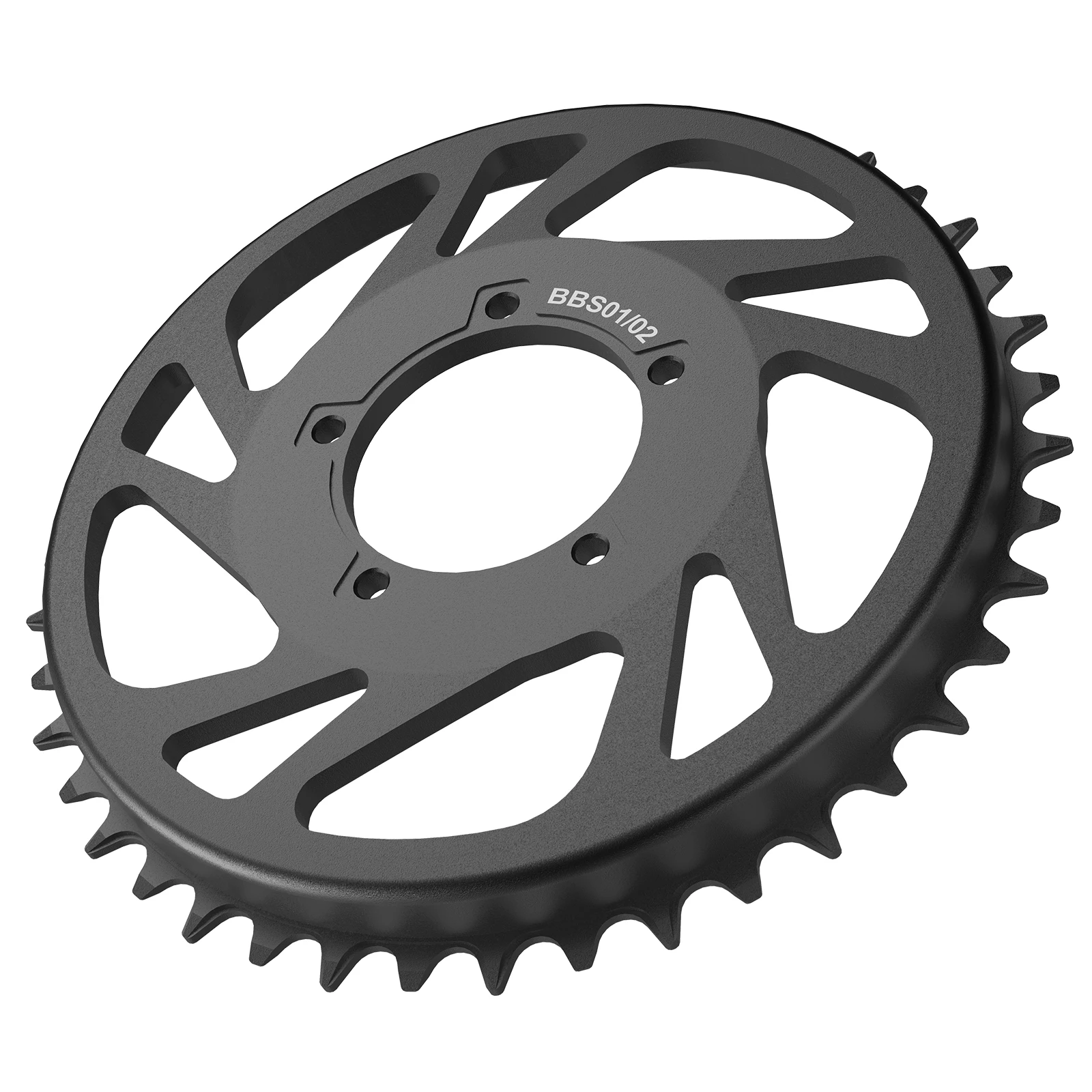 42T Chainring 18.5mm Offset EBike Chainwheel For BAFANG BBS01B BBS02B BBS01 BBS02 Mid Drive Motor Aluminum Alloy 42 Tooth Crown