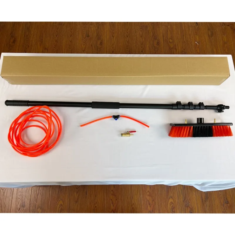 Umweltfreundliche Solarpanel-Bürstenreinigung, Aluminium-Wasserstromversorgungsstange