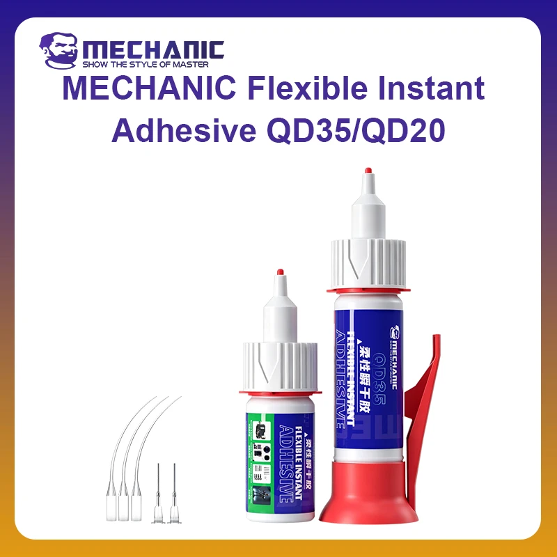 ferramentas-de-reparo-com-adesivo-instantaneo-flexivel-mechanic-official-qd35-qd20-para-celulares-colagem-de-modulos-de-precisao-nao-deixa-marcas