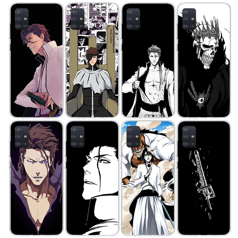 Bleach Aizen Sousuke Phone Case for Samsung Galaxy A51 A71 A41 A31 A21S A11 A01 A50S A70 A40 A30S A20E A20S A10S A6 A7 A8 A9 Plu