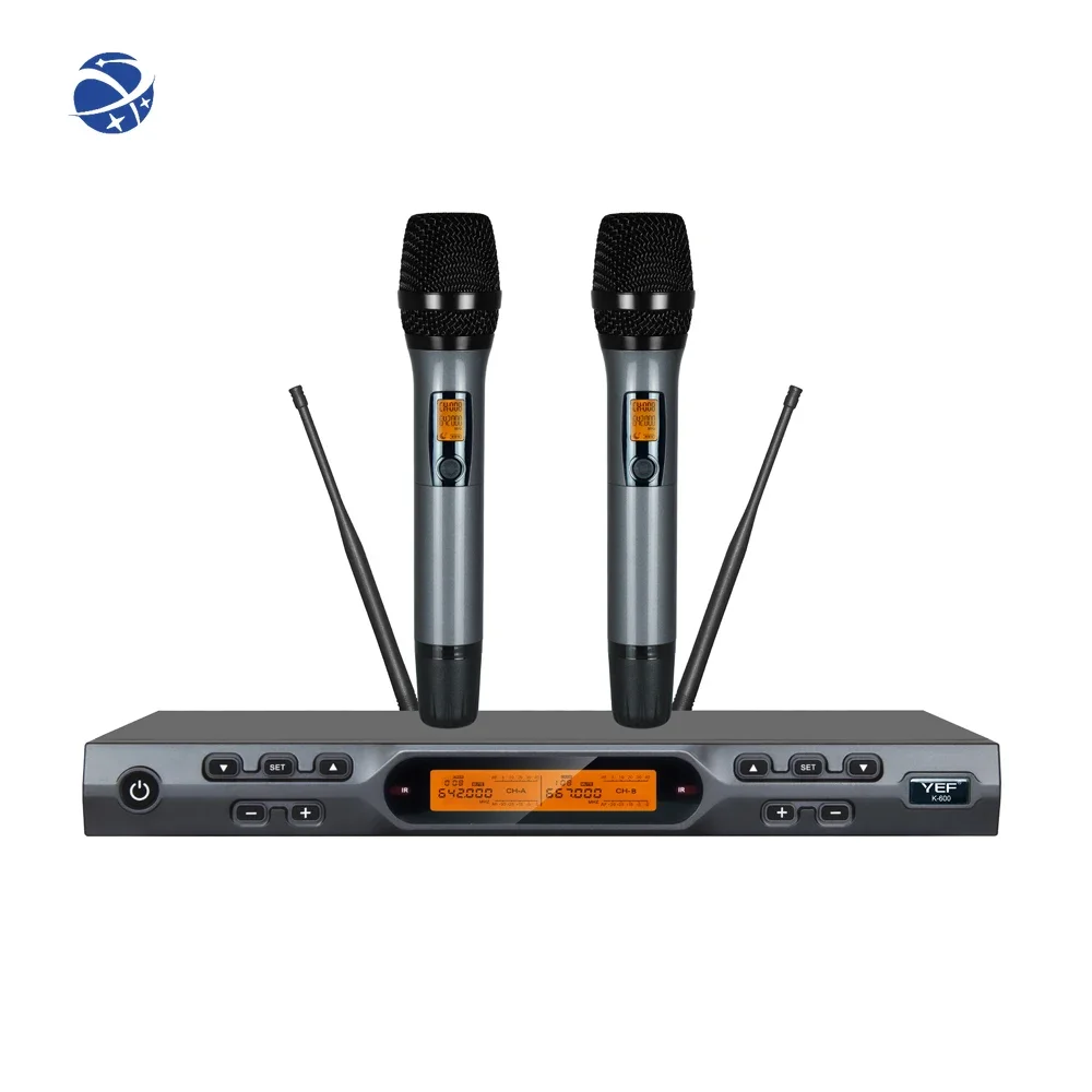 2023 New Arrival High Quality UHF Wireless Microphone 2 100CH for Professional Stage Performance