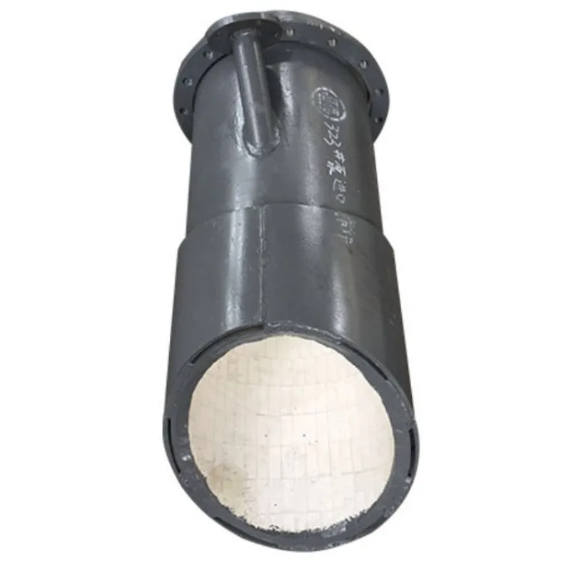 For Material Conveying Ceramic Elbow Tube Self-spreading Combustion Junction Ceramic Composite Tube Centrifugal Casting Tube