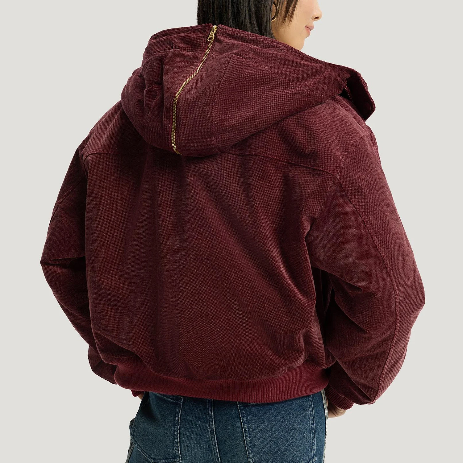 Adidas genuine clover women's New Year's hooded loose cotton jacket KT0723