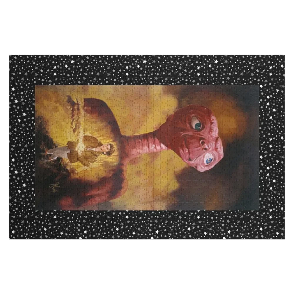 E.T. Układanka Extra-Terrestrial Puzzle dla dorosłych Drewniane zwierzę Spersonalizowane prezenty dla dzieci Spersonalizowane puzzle dla dzieci