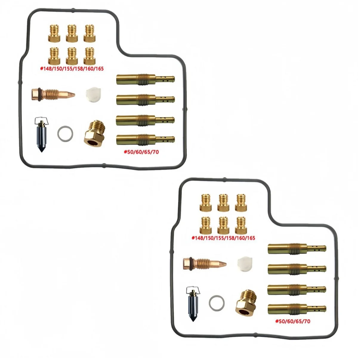 GL1500 Carb Refurbish Kit For 1500 SC22 1988-2000 Six Cylinder Tour Bike Fuel Parts