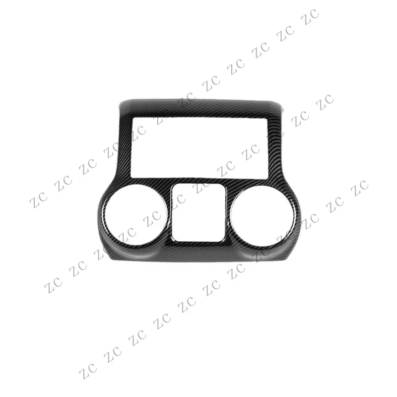 S+ For Jeep Wrangler JK 2011-2017 Center Console Navigation Radio Cover Trim