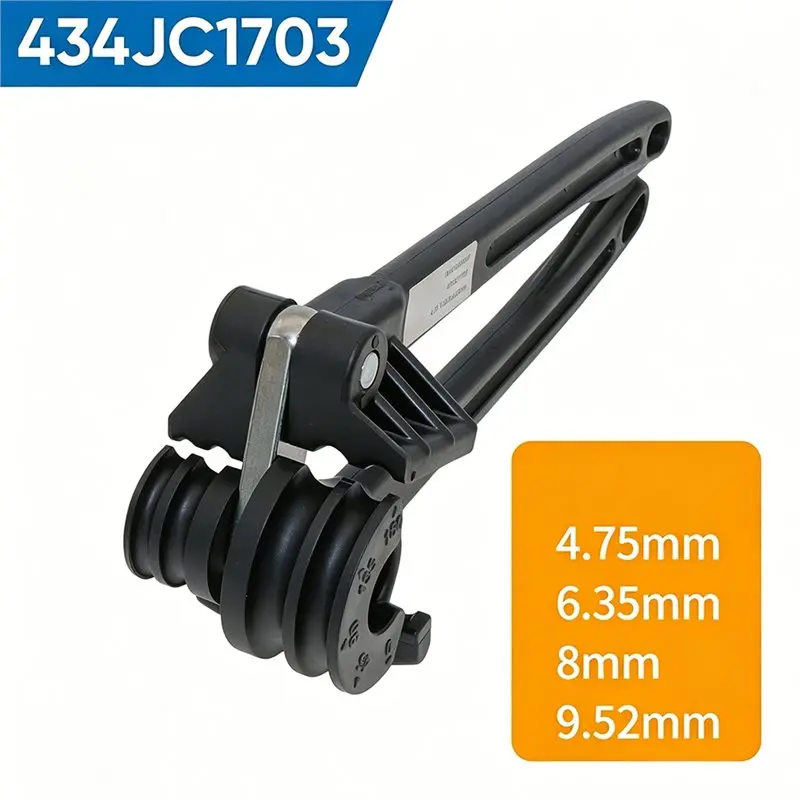 AB41-4-In-1 Manual Pipe Bending Tool For Copper And Aluminum Pipes- Supports 4.75Mm/6.35Mm/8Mm/9.52Mm Sizes