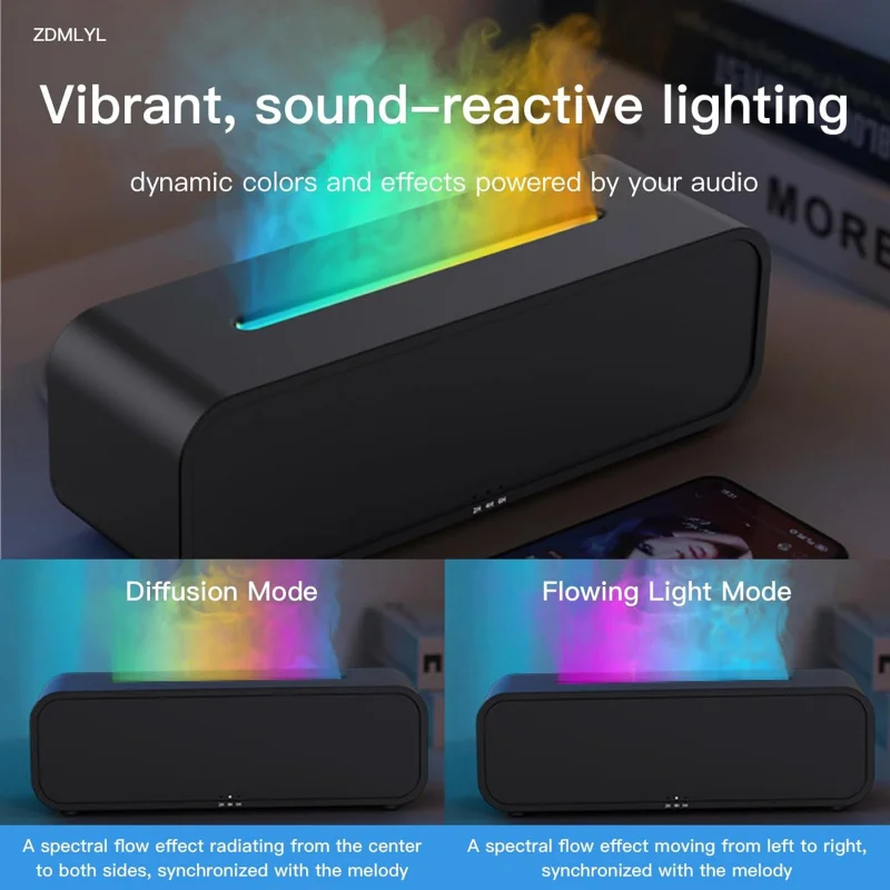 ناشر رائحة مع جهاز تحكم عن بعد، ناشر نبرة للمنزل وغرفة كبيرة، مرطب ناشر اللهب