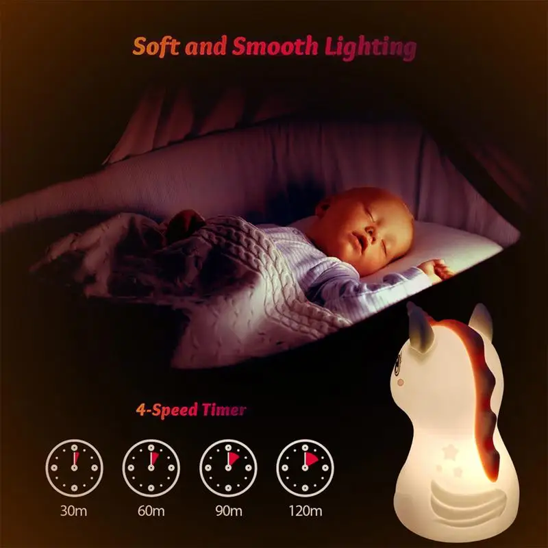 Remote Control Table Lamps USB Rechargeable Night Lamp Eye-Friendly Night Lamp Cute Pat Lights Battery Powered Lamps