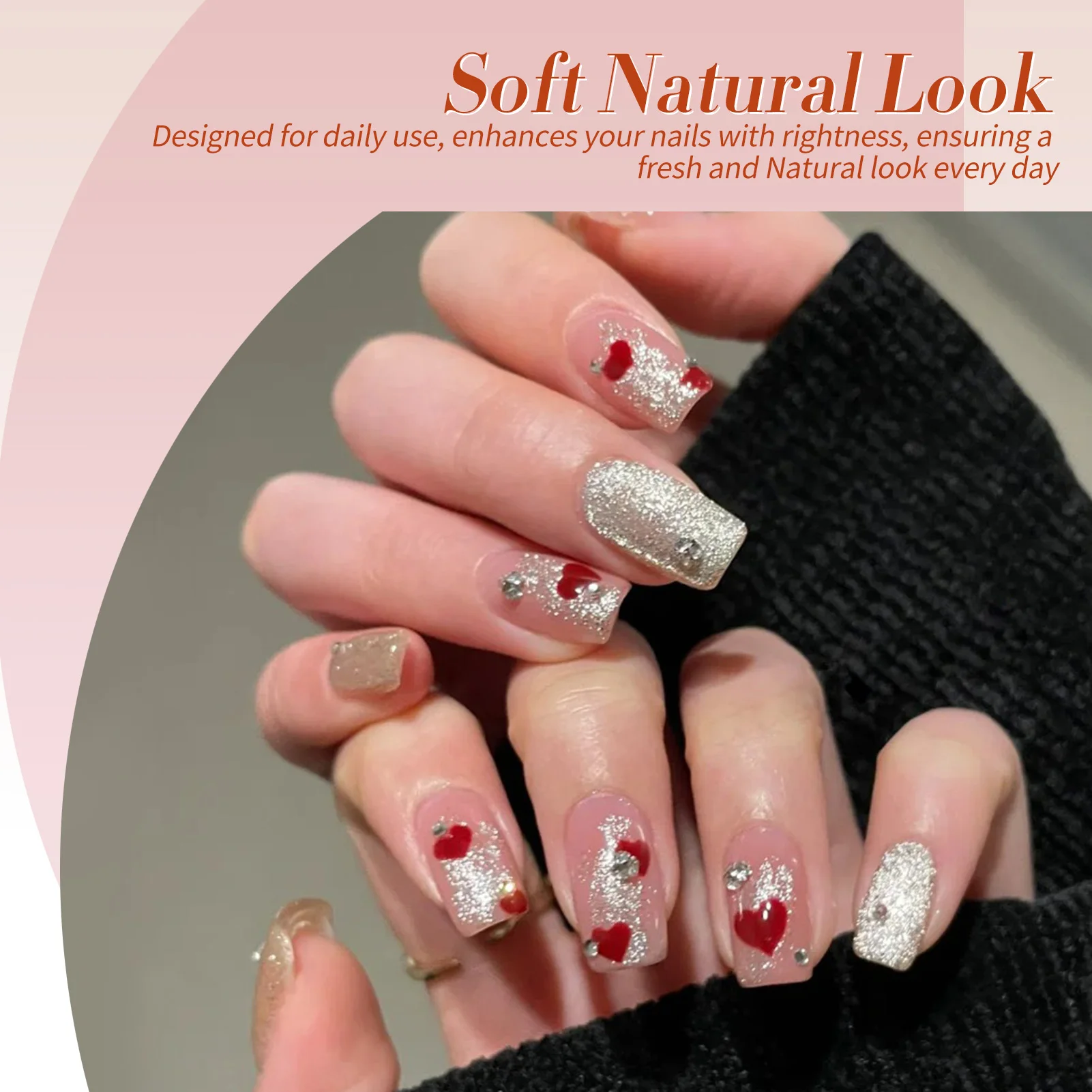 BORN PRETTY 6PCS Set di smalti per gel per unghie Love Letterr Color Soak Off Kit di vernici semipermanenti Nail Art Design fai da te Tutto per manicure