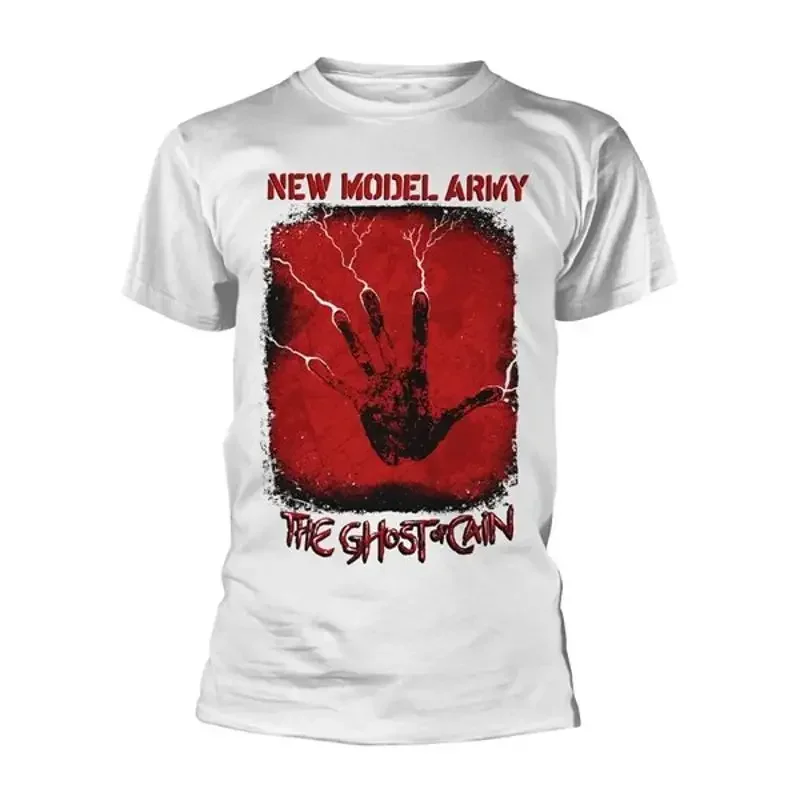 NEW MODEL ARMY THE GHOST OF CAIN WHITE T SHIRT