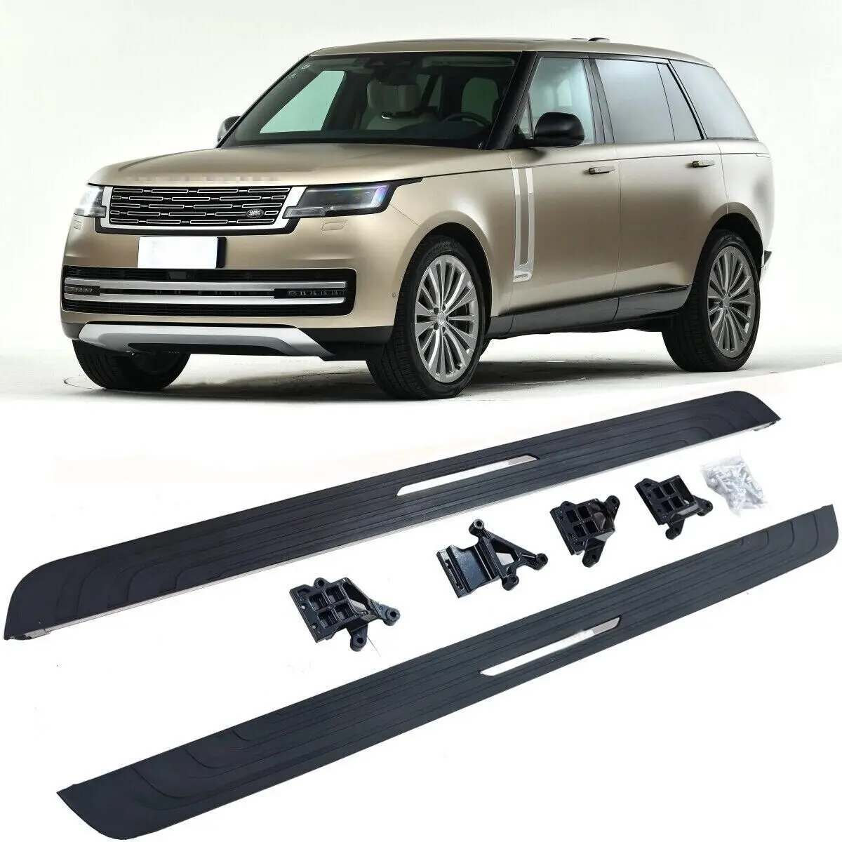 

2Pcs Door Fixed Side Step Nerf Bar Running Board Fits for LR New Range Rover SWB 2022 2023