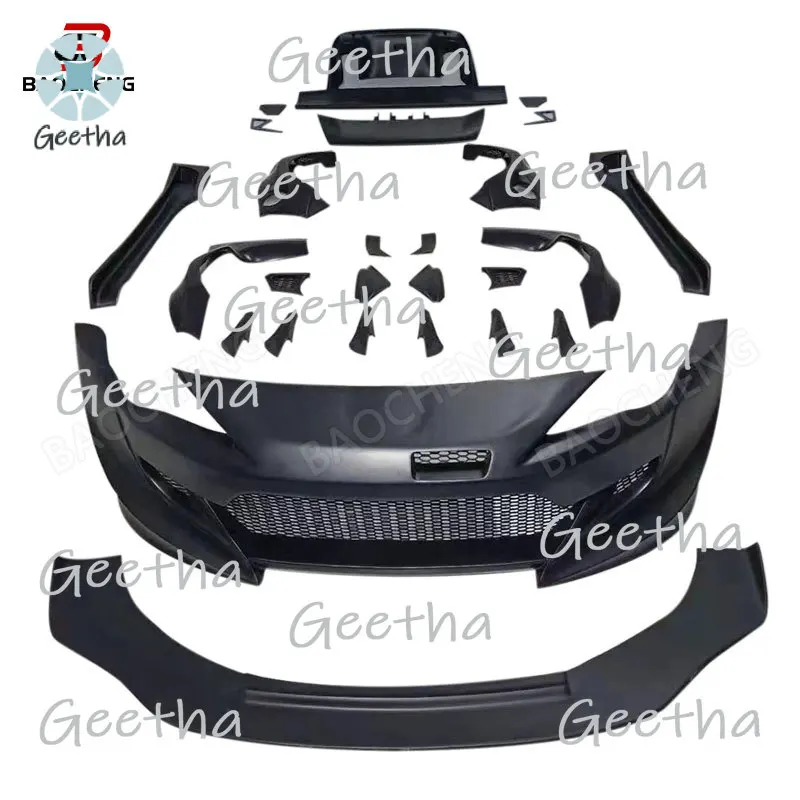 

For Toyota GT86 BRZ ZN6 ZD6 2012-2016 Upgrade Rocket Bunny 3 Style Fiberglass Wide Body Kit Front Bumper Rear Lip Side Skirt