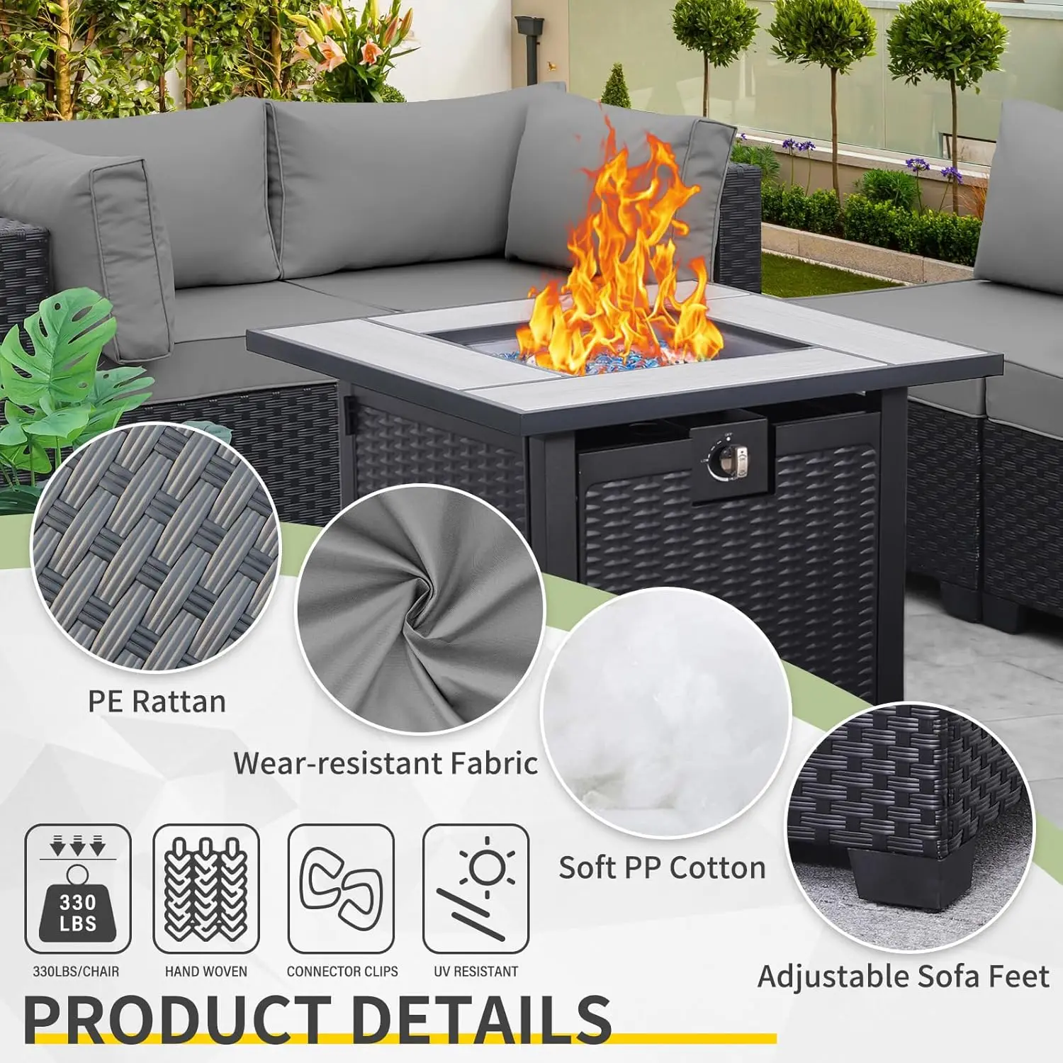 Thumbnail 4 - #3 Trending Rattan Garden Sofa Sets Right Now