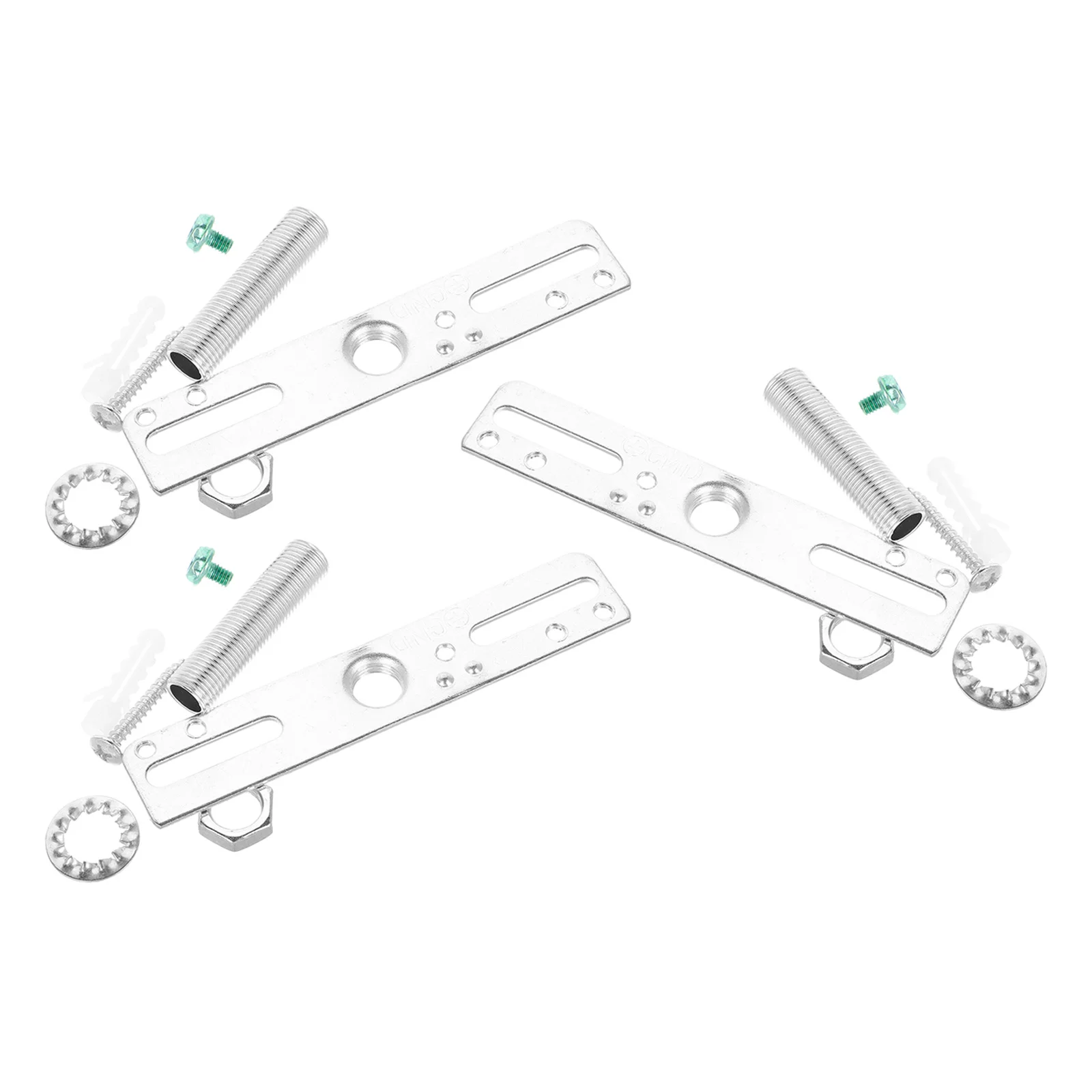 

3Sets Ceiling Fixture Mounting Bracket Metal Light Mounting Plate Straight Edge Bracket for Suspended Ceiling Pendant Lamp