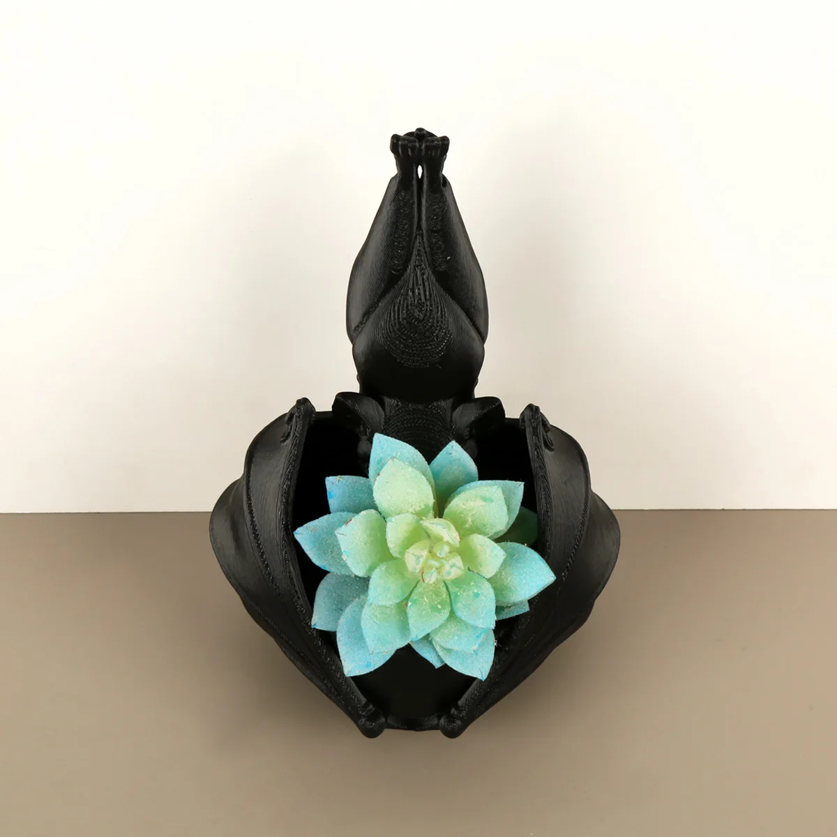 Cross‑border Black Bat Succulent Planter Gothic Flower Pot Halloween Desktop Decor Ornament