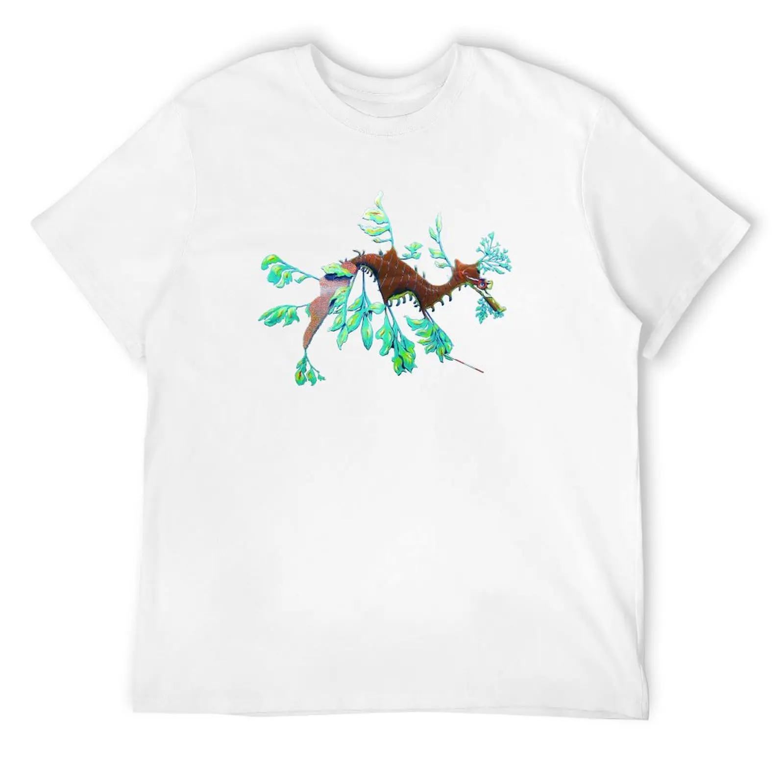 Leafy Seadragon artwork by Elizabeth Solich Love Hurts T-Shirt Luxury man Short sleeve tee clothes mens t shirts pack