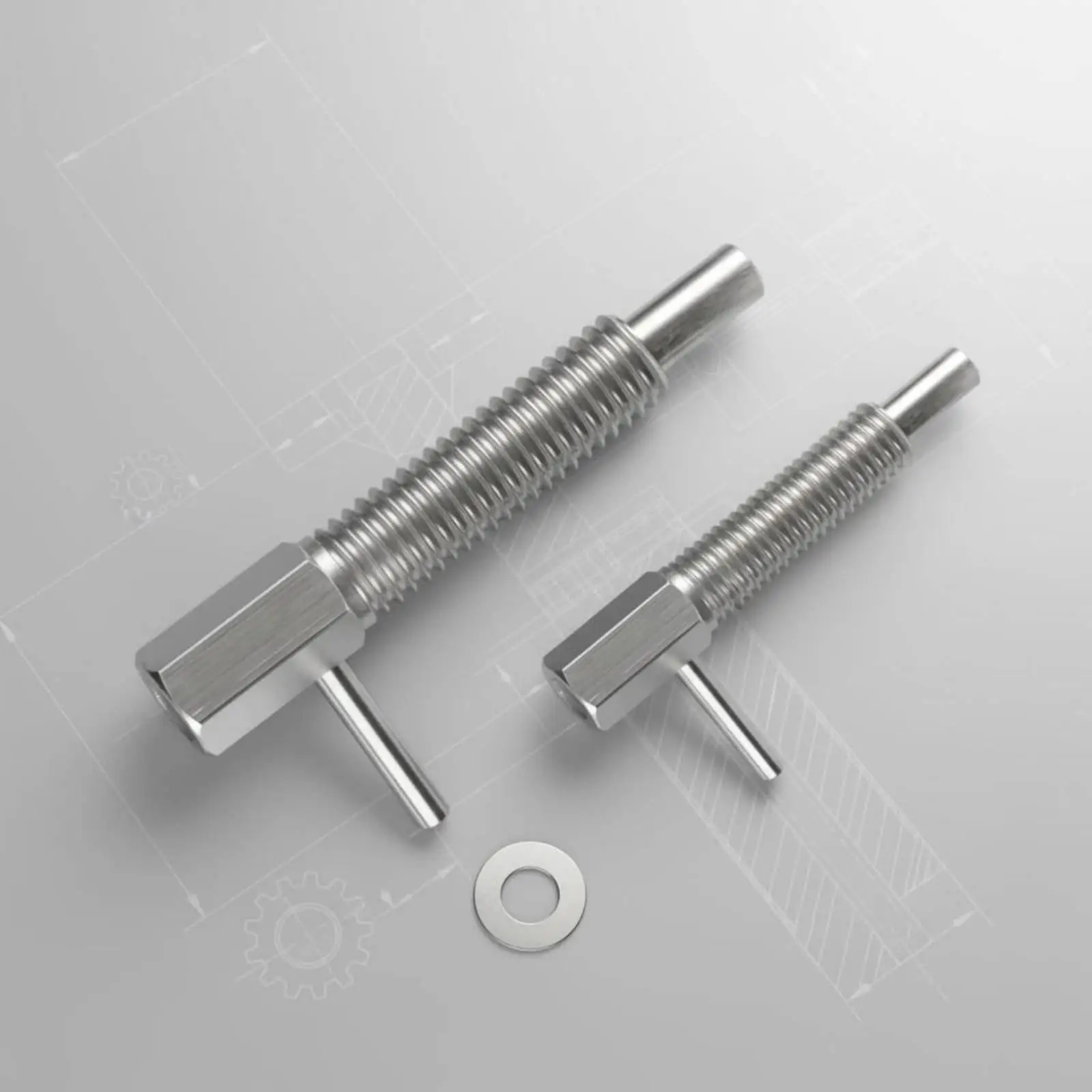 Ergonomic Plunger Safety Pin Carbon Steel Knob Type Side Lever Action Indexing Pin for Tailored Jigs